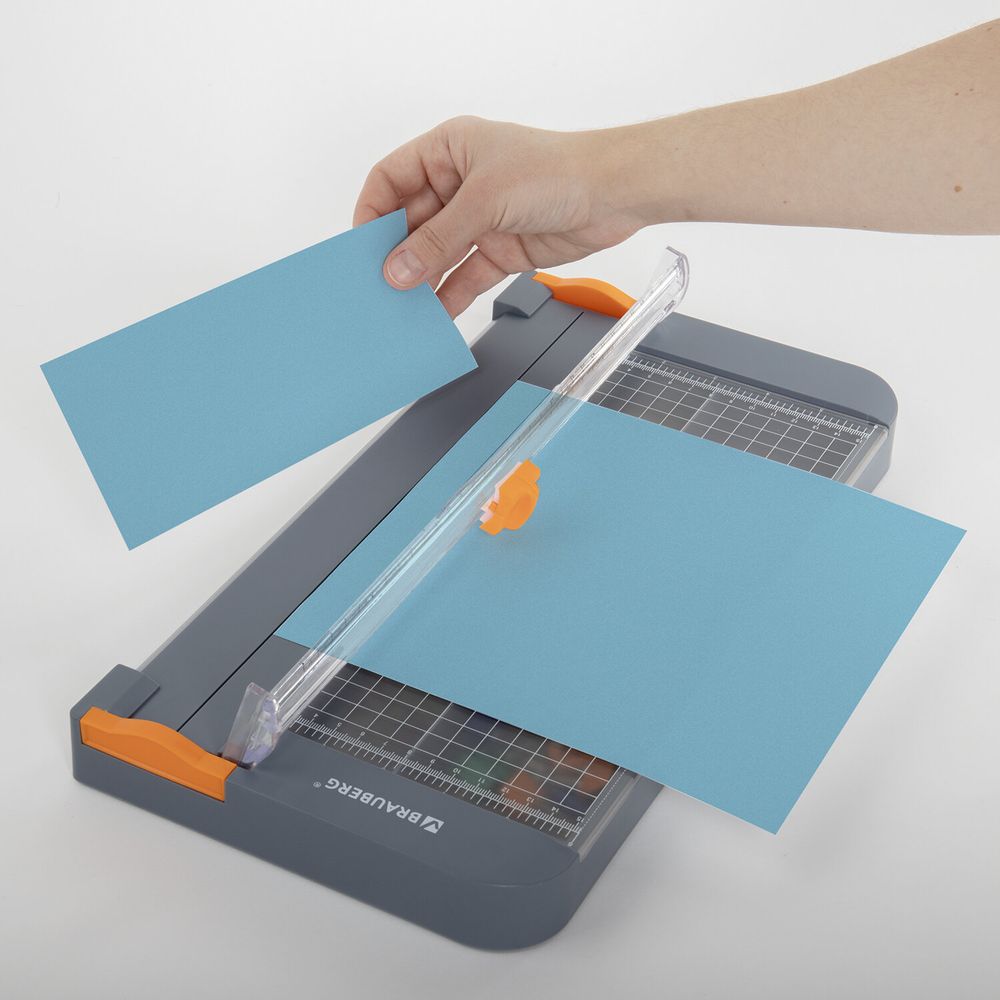 Резак роликовый с органайзером BRAUBERG SPECIAL, до 12 л., длина реза 310 мм, А4