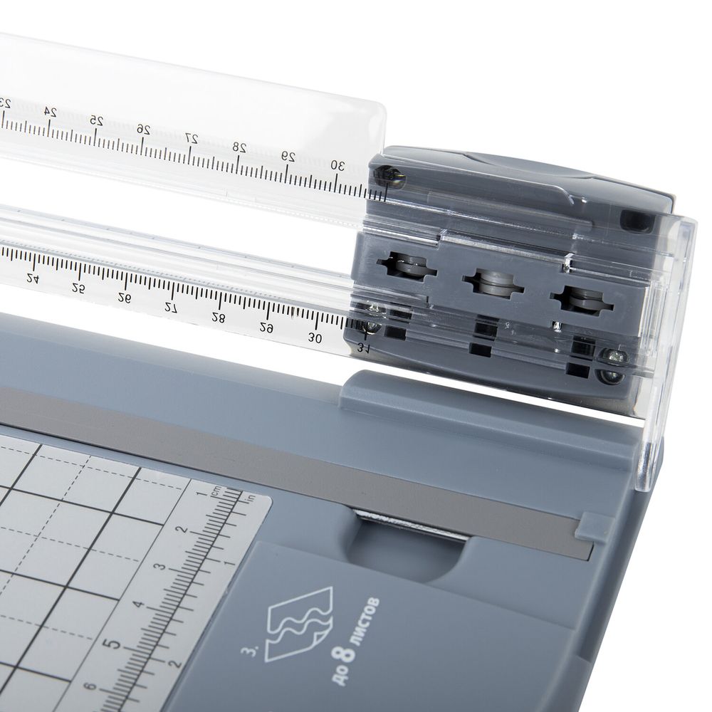 Резак роликовый с тремя типами резки BRAUBERG TRIPLE CUT, до 10 л., длина реза 310 мм