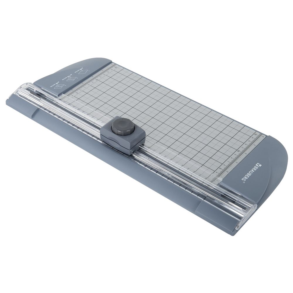 Резак роликовый с тремя типами резки BRAUBERG TRIPLE CUT, до 10 л., длина реза 310 мм