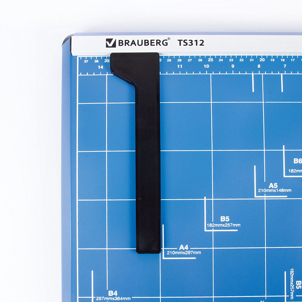 Резак сабельный BRAUBERG TS312 SABER, на 12 л., длина реза 460 мм, металлическое основание, A3