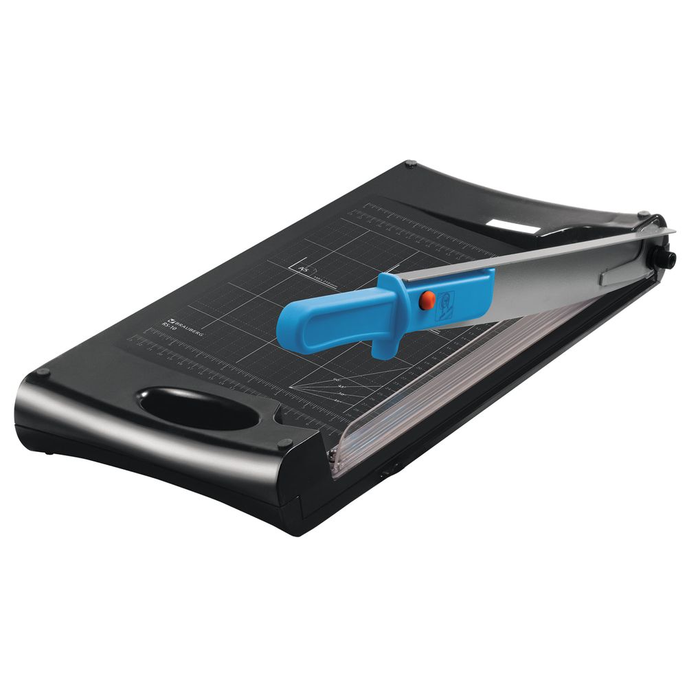 Резак сабельный/роликовый BRAUBERG RS10, на 10 л, длина реза 330 мм, 5в1, обрезчик углов А4