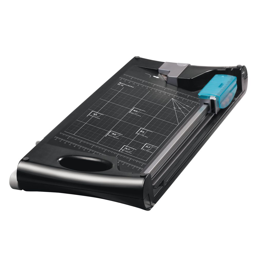 Резак сабельный/роликовый BRAUBERG RS10, на 10 л, длина реза 330 мм, 5в1, обрезчик углов А4