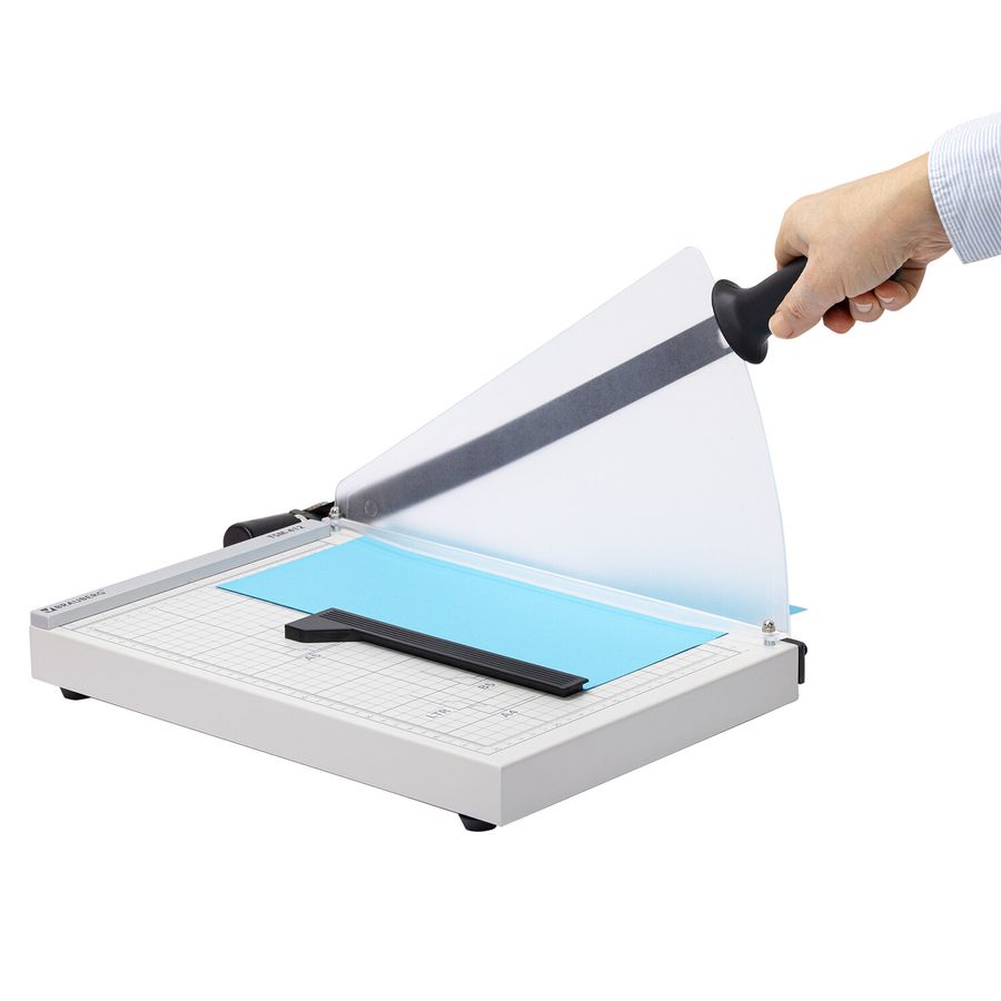 Резак сабельный BRAUBERG KATANA TSM-412, А4, на 12 л., длина реза 340 мм, металлическое основание, защитный экран