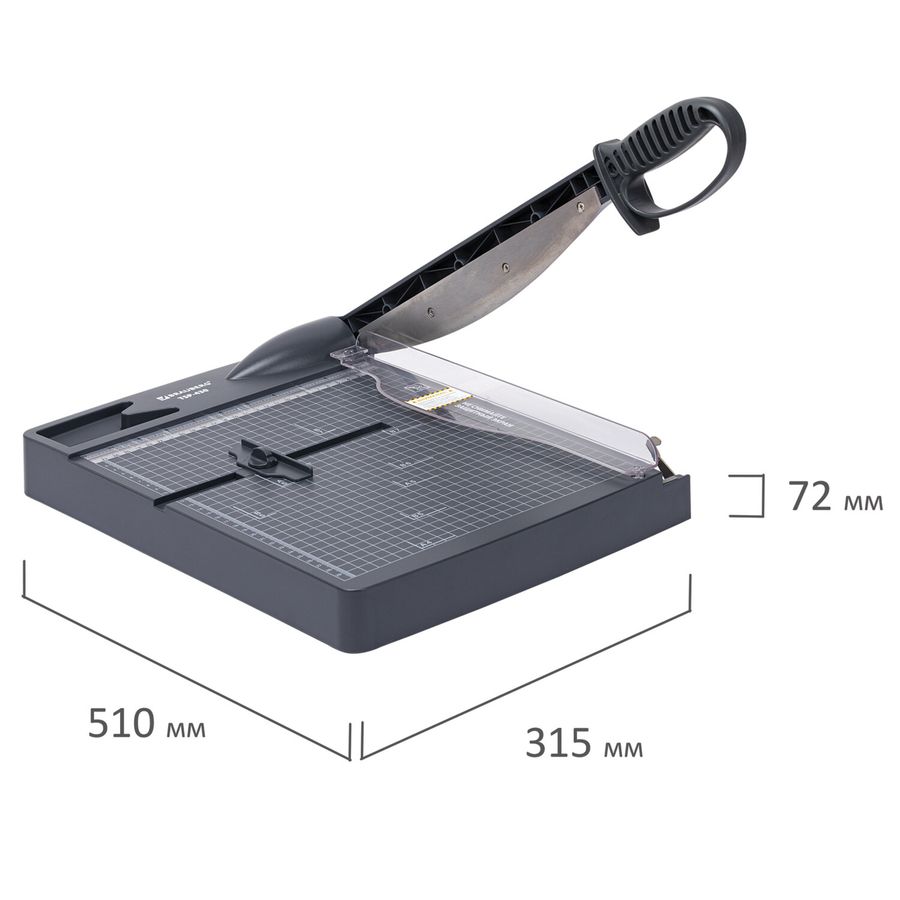 Резак сабельный BRAUBERG KATANA TSP-430, А4, на 30 л., длина реза 300 мм, пластиковое основание