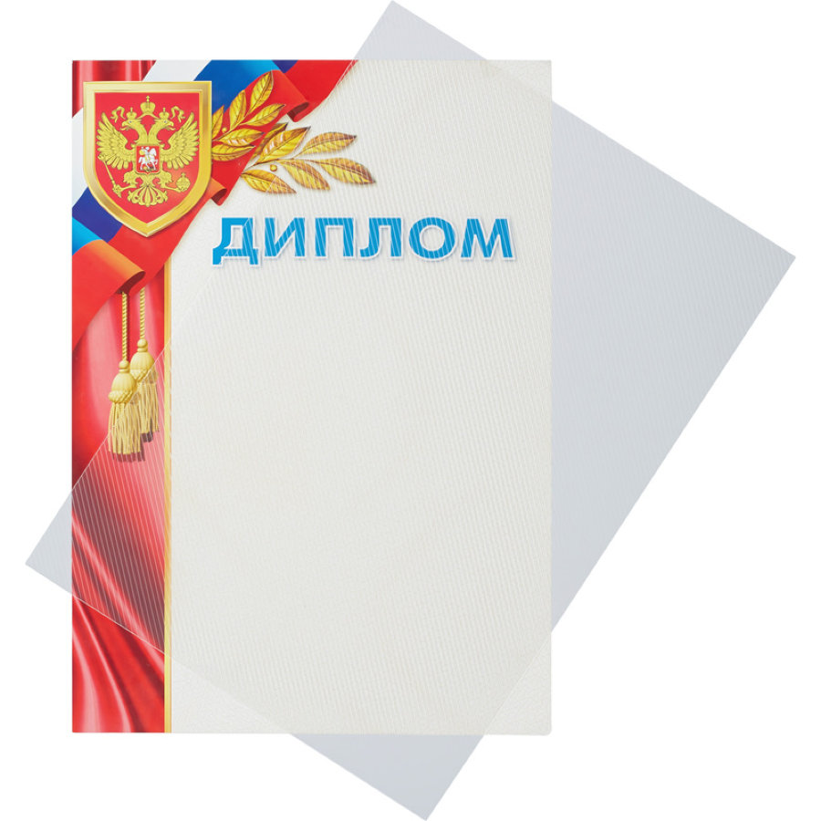 Лист А4 обложечный пластик ProMega Office, 0,40мм, 100шт/уп, прозрачный с рисунком 