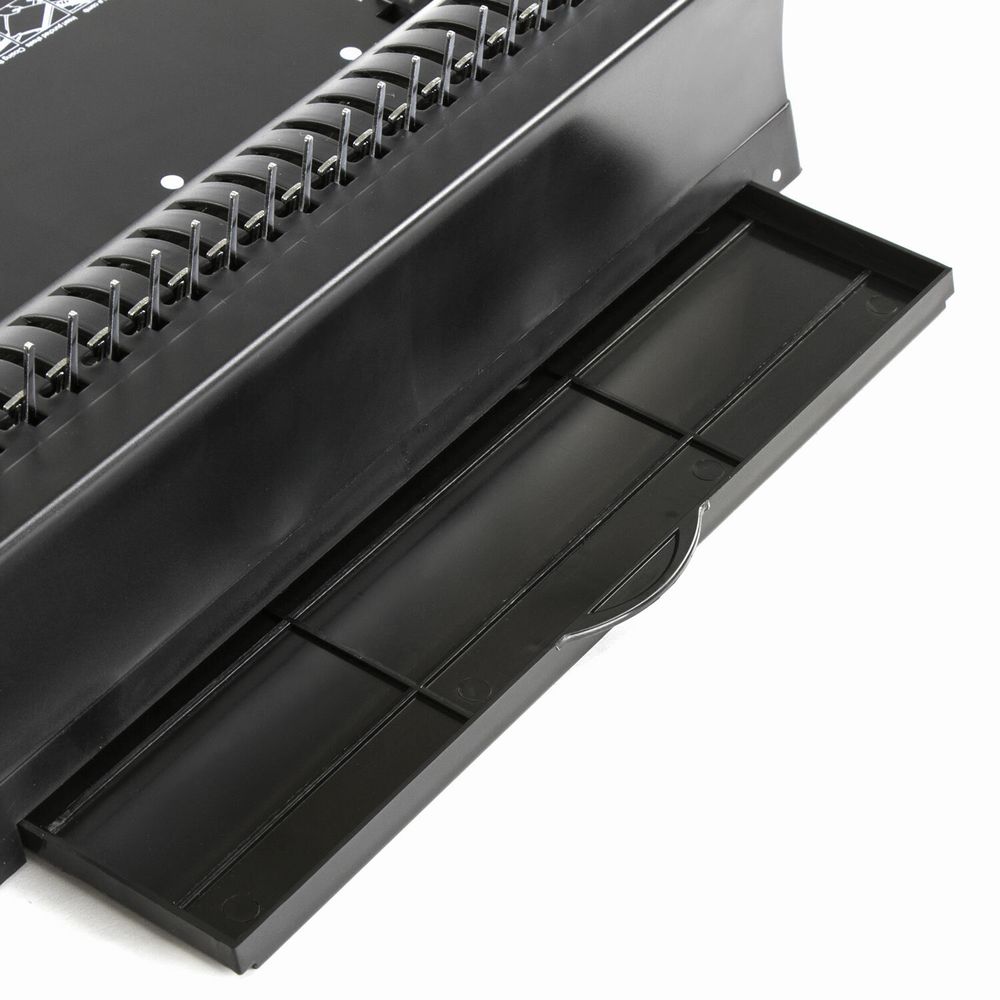 Переплетная машина для пластиковой пружины BRAUBERG B8, пробивает до 8 листов, сшивает до 125 листов