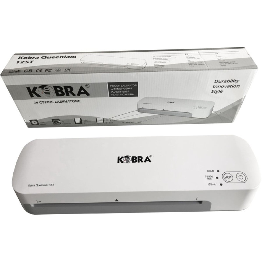 Ламинатор Kobra Queenlam 125 T A4, 75-125 мкм