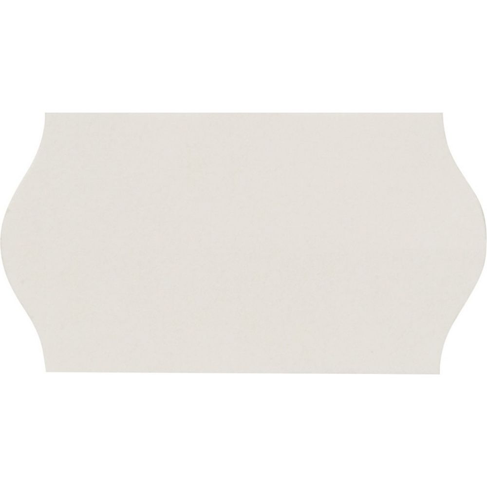 Этикет-лента 22х12, белая волна, 1000шт/рул, 10рул/уп