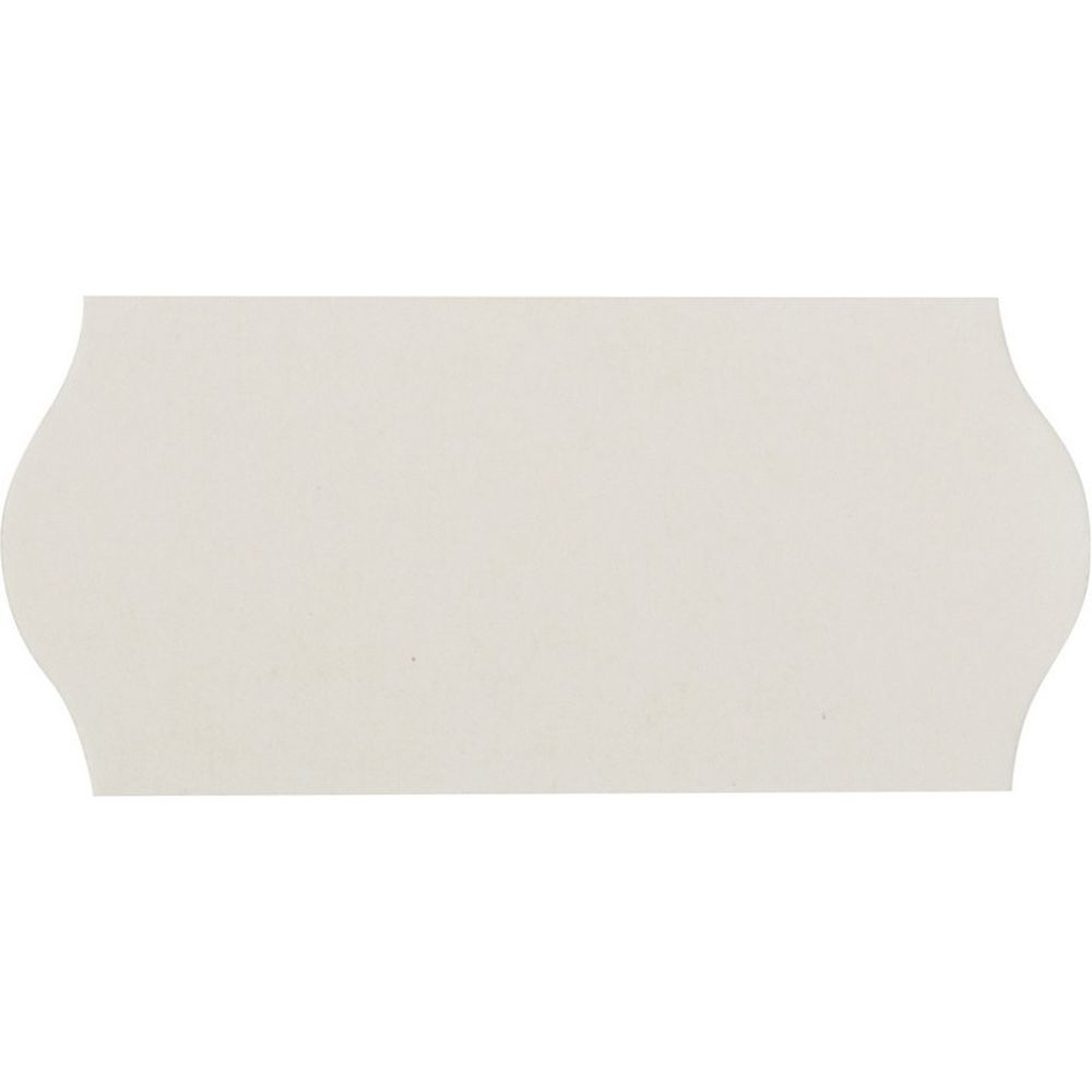 Этикет-лента 26*12 мм, волна, 1000 этикет/рул, белый