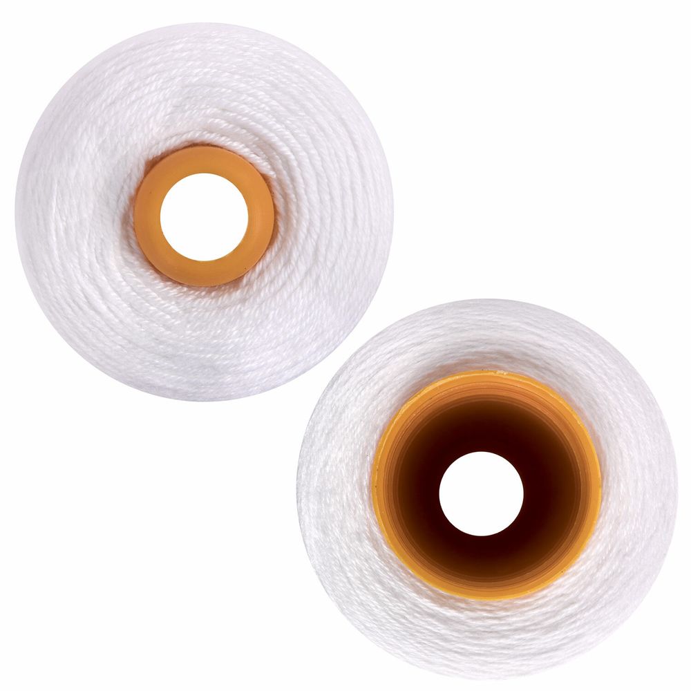 Нить лавсановая для прошивки, БЕЛАЯ диаметр 1,5 мм, 500 м, ЛШ 460, BRAUBERG ORIGINAL