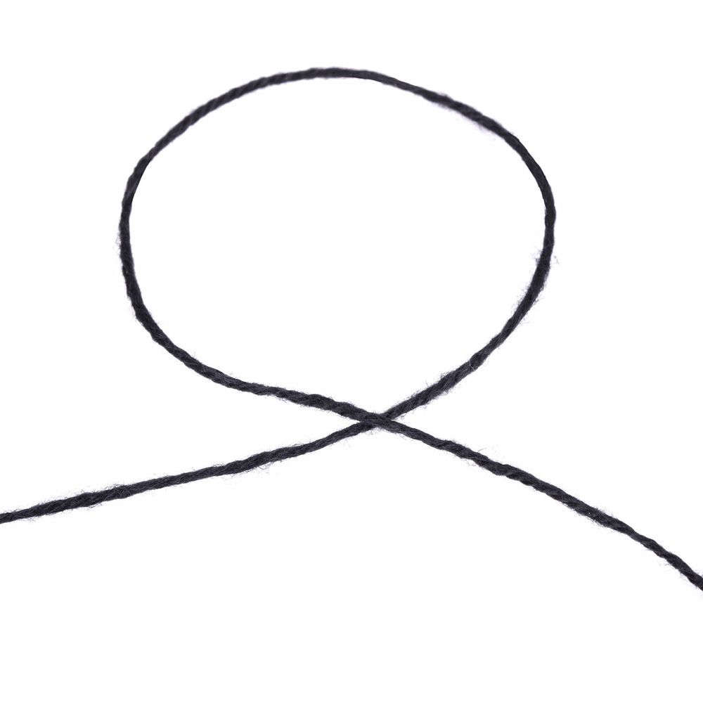 Нить лавсановая для прошивки, ЧЕРНАЯ, диаметр 1 мм, 1000 м, ЛШ 210, BRAUBERG ORIGINAL