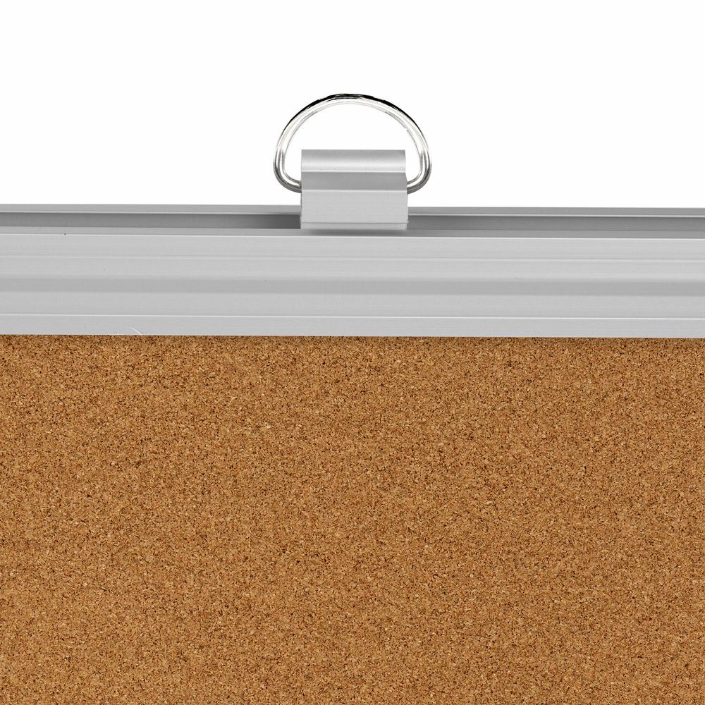 Доска пробковая для объявлений 45х60 см, алюминиевая рамка, BRAUBERG Extra