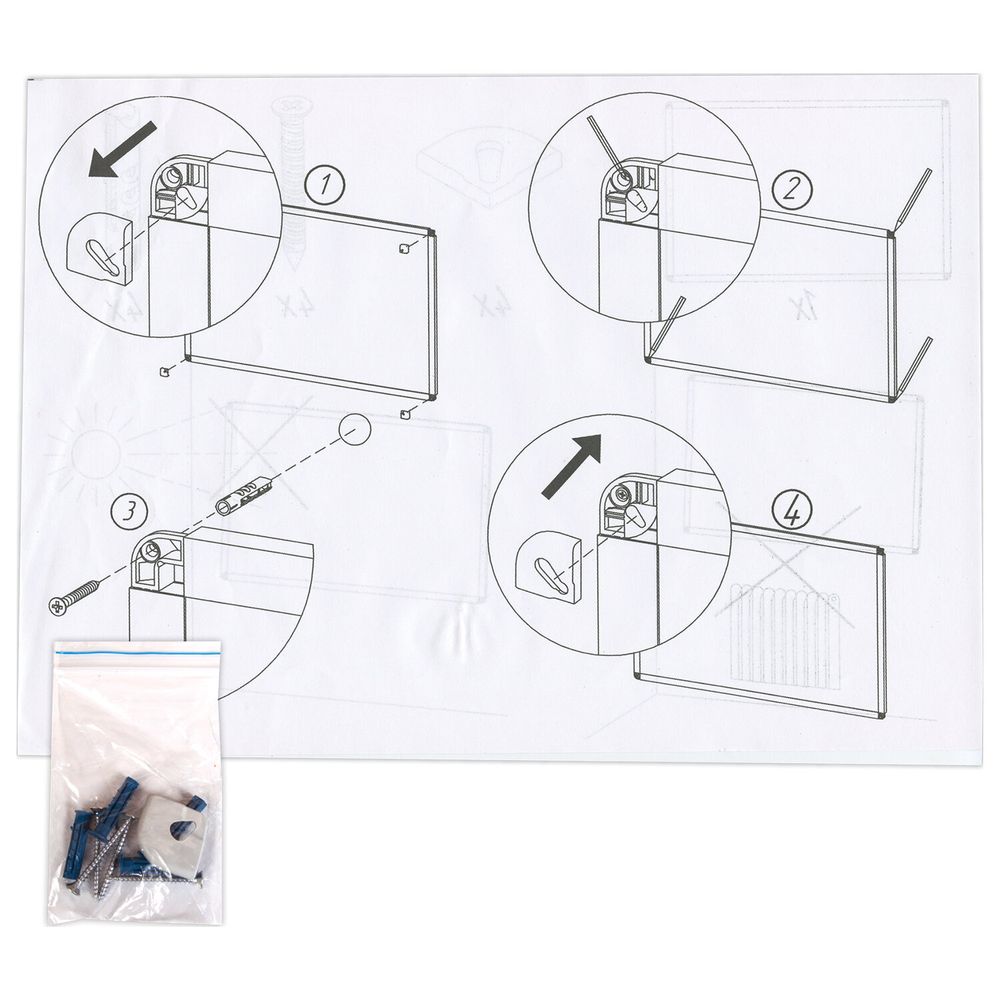 Доска c текстильным покрытием для объявлений 60х90 см синяя, ГАРАНТИЯ 10 ЛЕТ, РОССИЯ, BRAUBERG