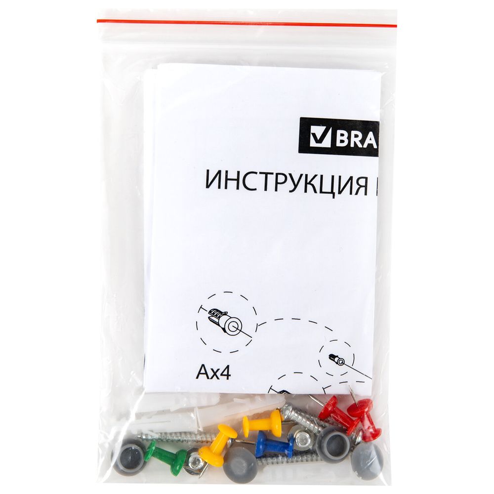 Доска комбинированная: магнитно-маркерная, пробковая для объявлений 90х120 см, BRAUBERG Extra