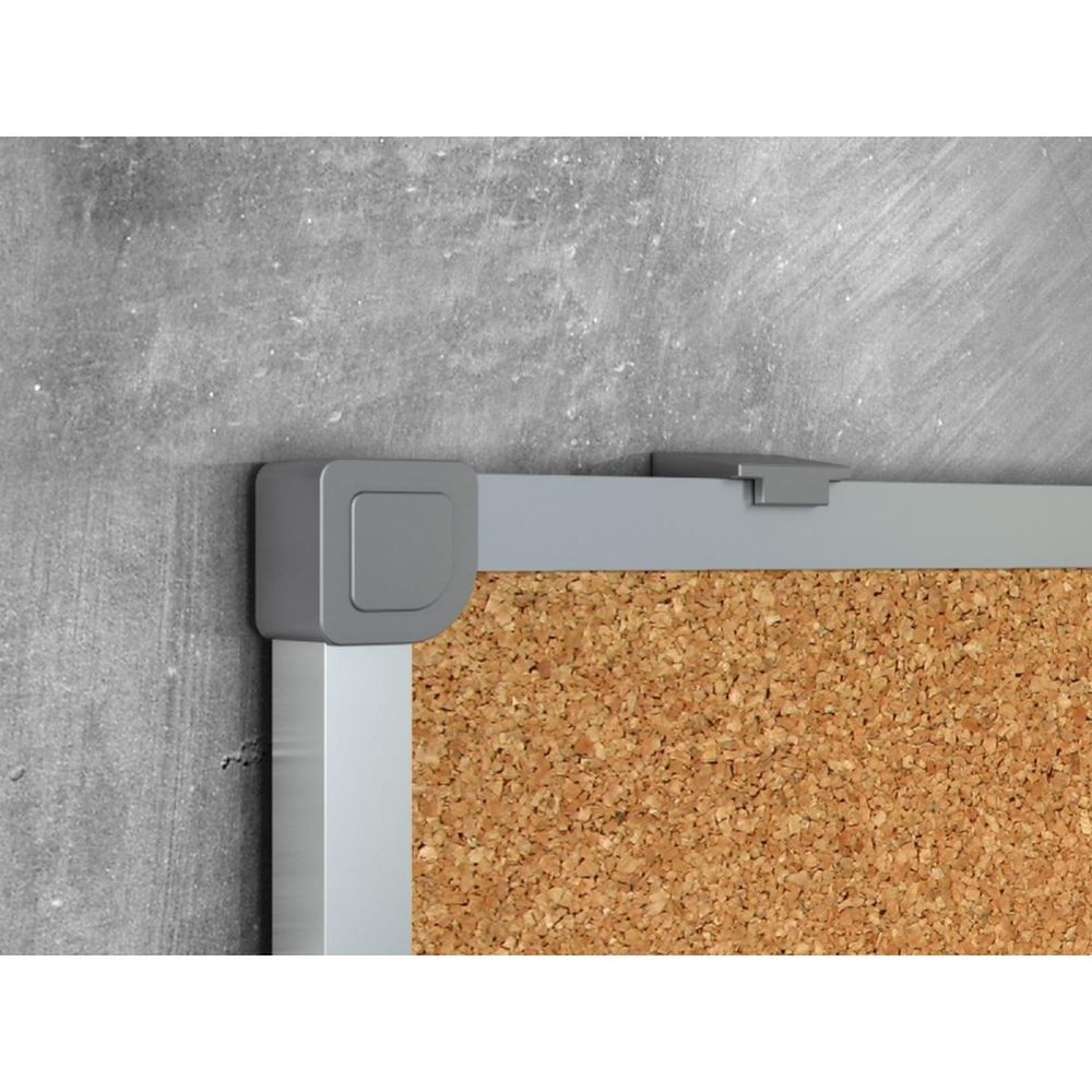 Доска пробковая 150х100 см Attache, алюминиевая рамка