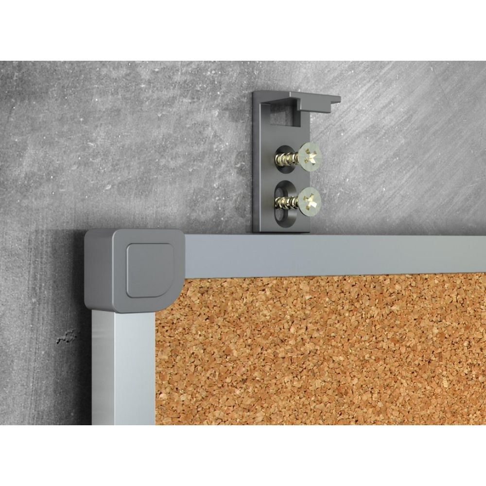 Доска пробковая 150х100 см Attache, алюминиевая рамка