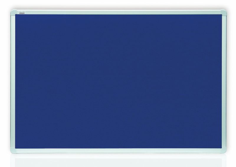 Доска текстильная 2*3, 60*90 см, синий, алюминиевая рамка
