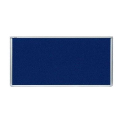 Доска фетровая 120х60 TMT126 2x3, модерационная, синяя, 2-х ст., алюм. рама (без ножек, без креплений), 1 секция