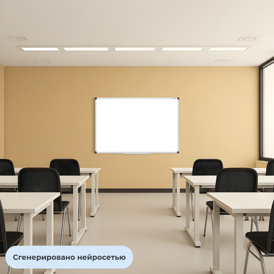 Доска магнитно-маркерная 100x150 лаковое покрытие Attache Economy 