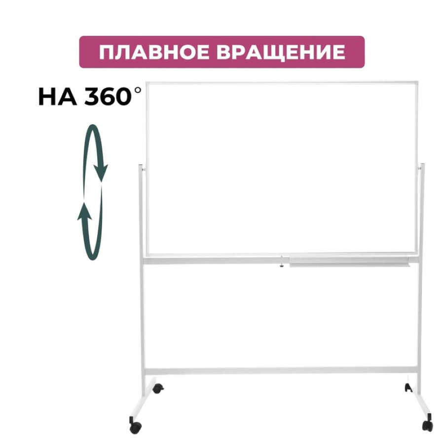Доска магнитно-маркерная 100x150 см Attache Economy Twist (поворотная) 