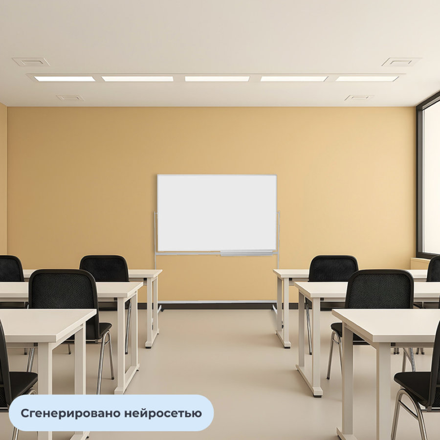 Доска магнитно-маркерная 100x150 см Attache Economy Twist (поворотная) 