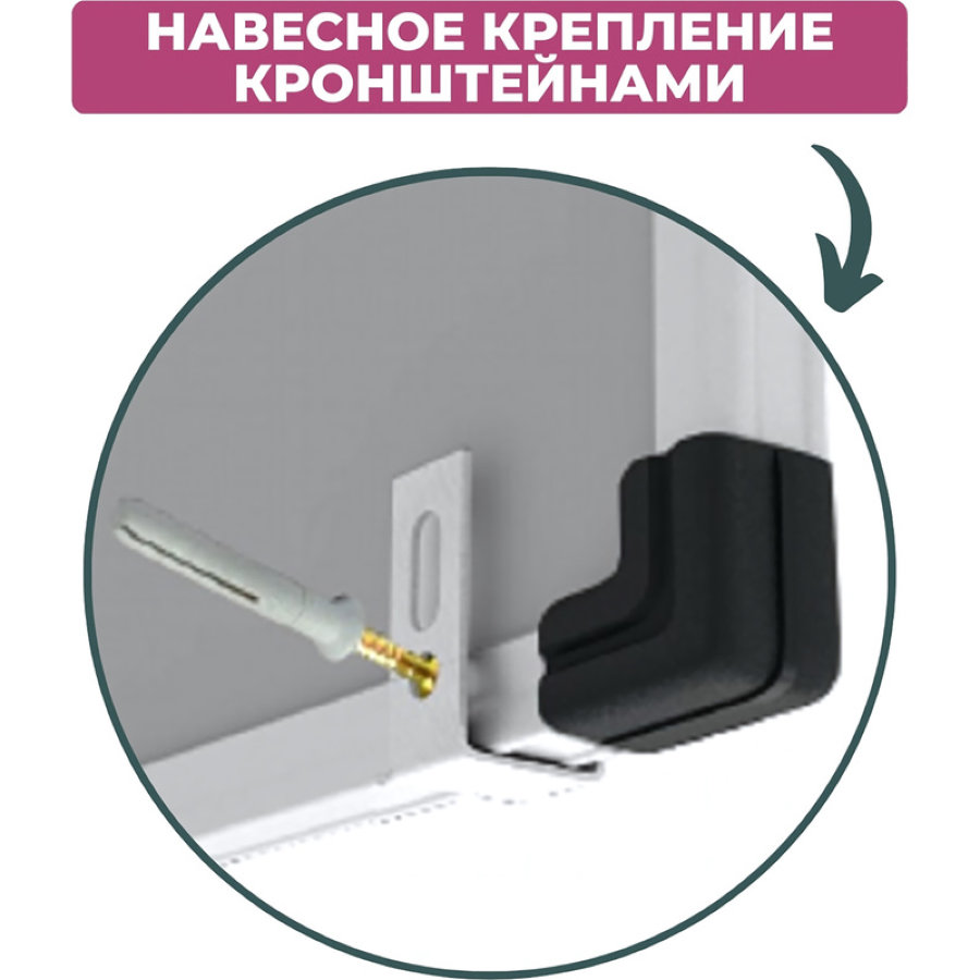 Доска магнитно-маркерная 120х90 Attache Economy , лак 