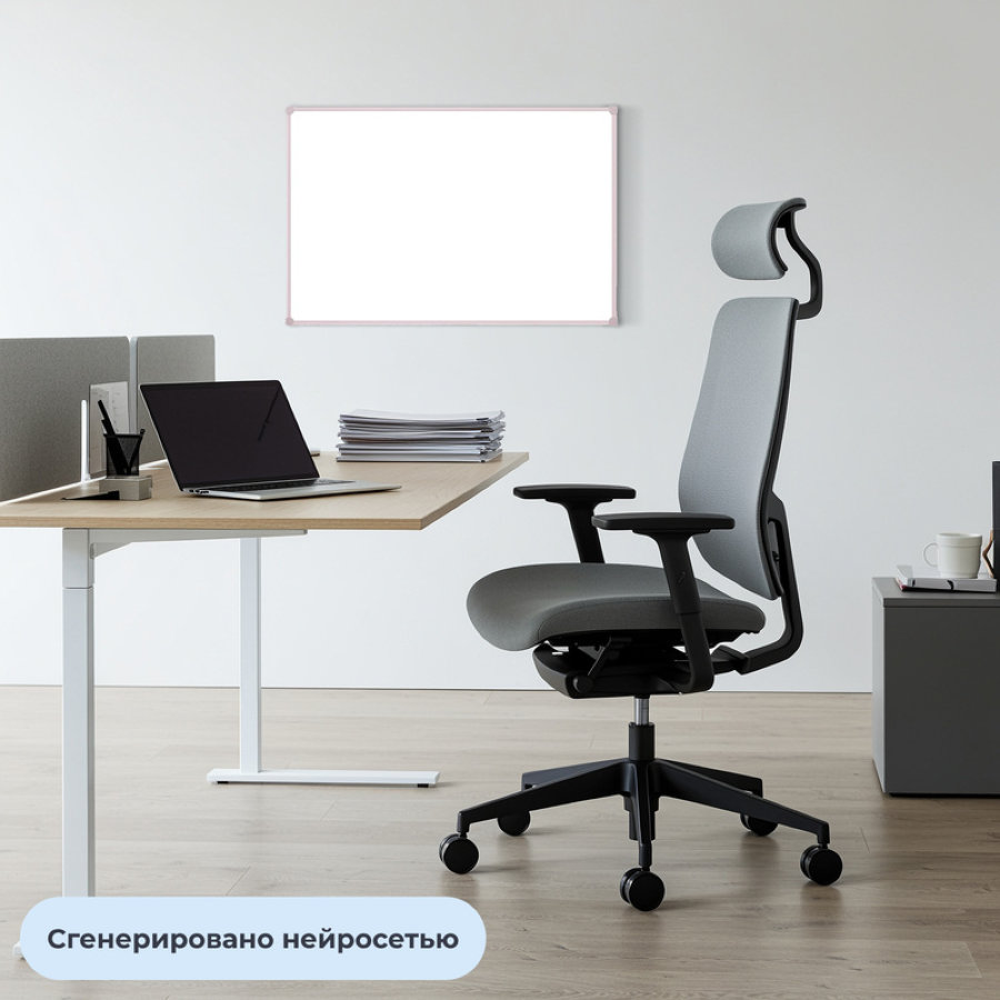 Доска магнитно-маркерная Attache Economy 45x60 см лаковое покрытие пластиковая рама 