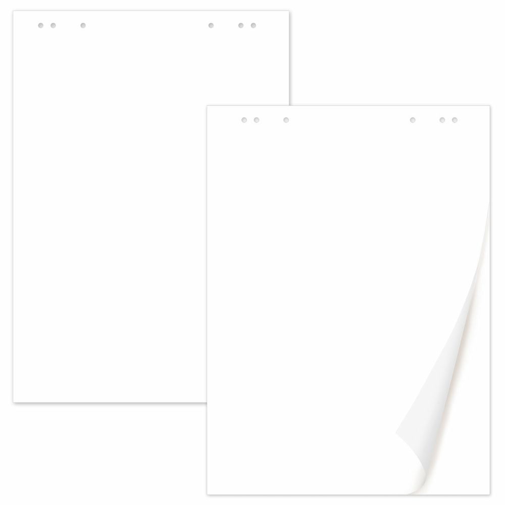 Блокнот для флипчарта 65 г/м2, STAFF 60x90см, 20 листов, белый (ЧИСТЫЙ)