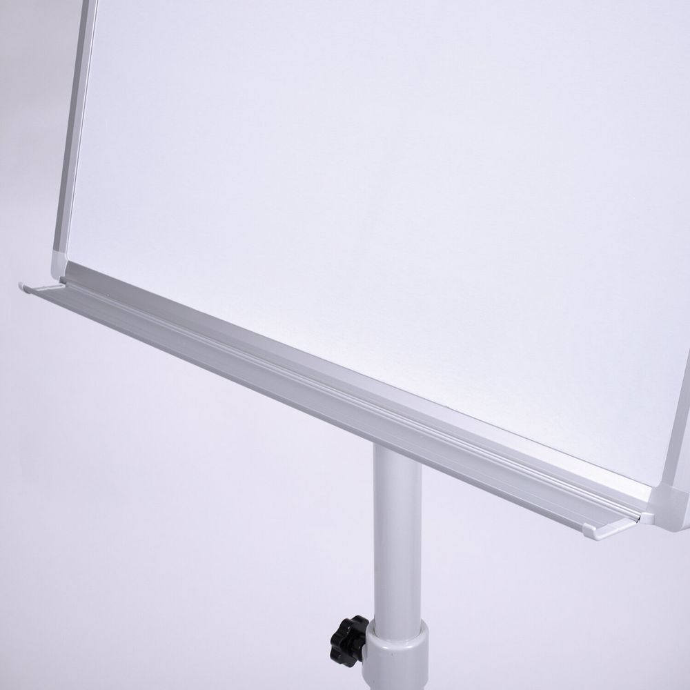 Доска-флипчарт магнитно-маркерная 70x100 см, передвижная, на пятилучии, STAFF