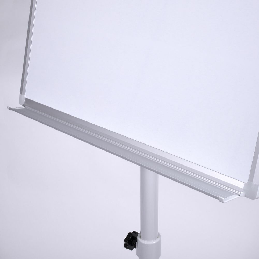 Доска-флипчарт с дополнительными держателями для бумаги, магнитно-маркерная, 70х100 см, пятилучие, STAFF