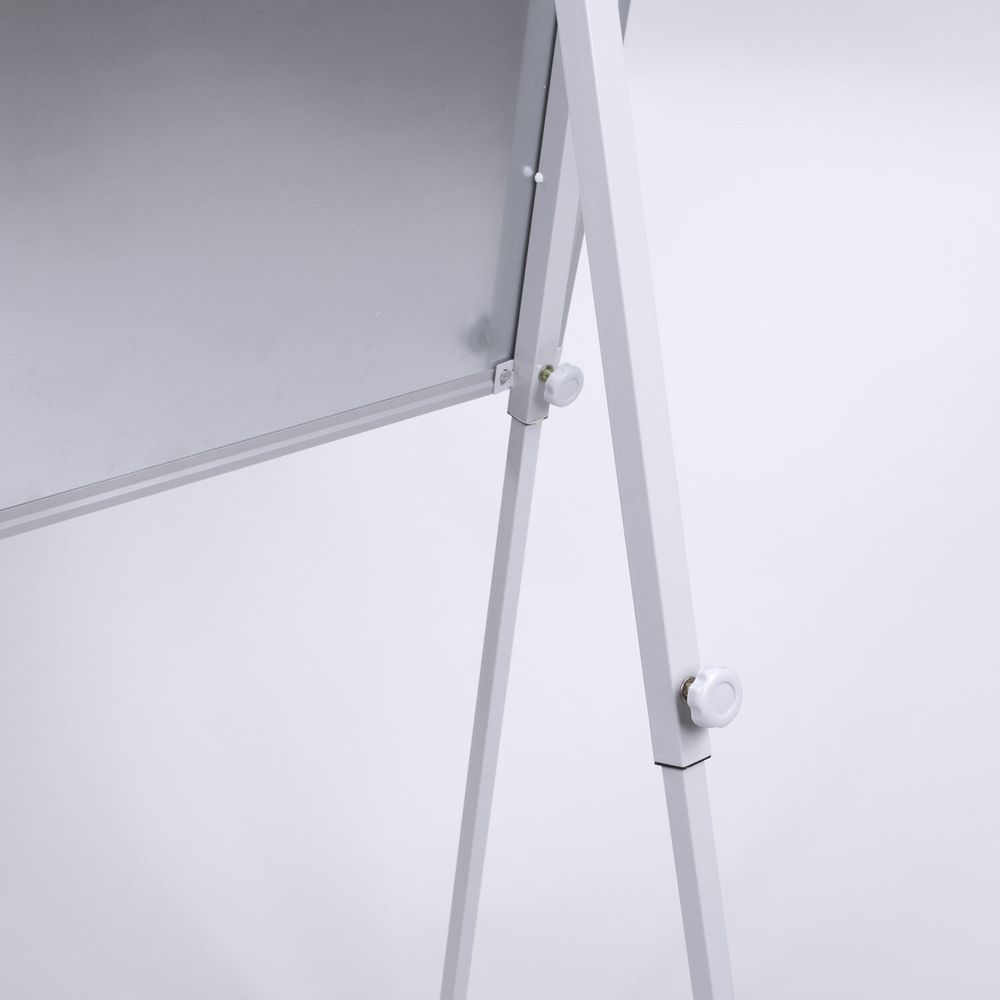 Доска-флипчарт с дополнительными держателями для бумаги, магнитно-маркерная, 70х100 см, тренога, STAFF