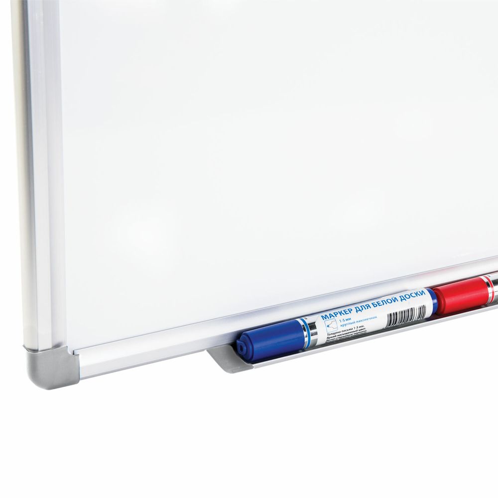 Доска магнитно-маркерная 45х60 см, алюминиевая рамка, ГАРАНТИЯ 10 ЛЕТ, STAFF