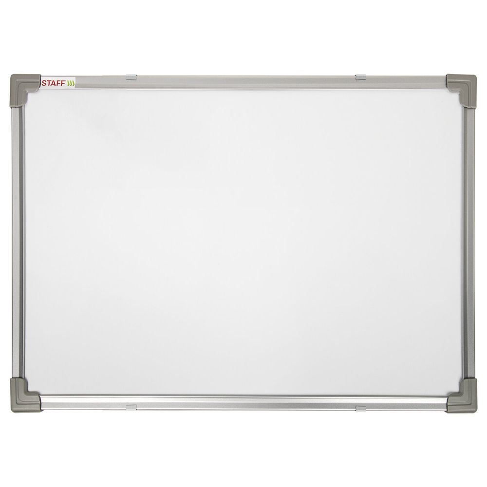 Доска магнитно-маркерная 45х60 см, металлическая рамка, STAFF ECO