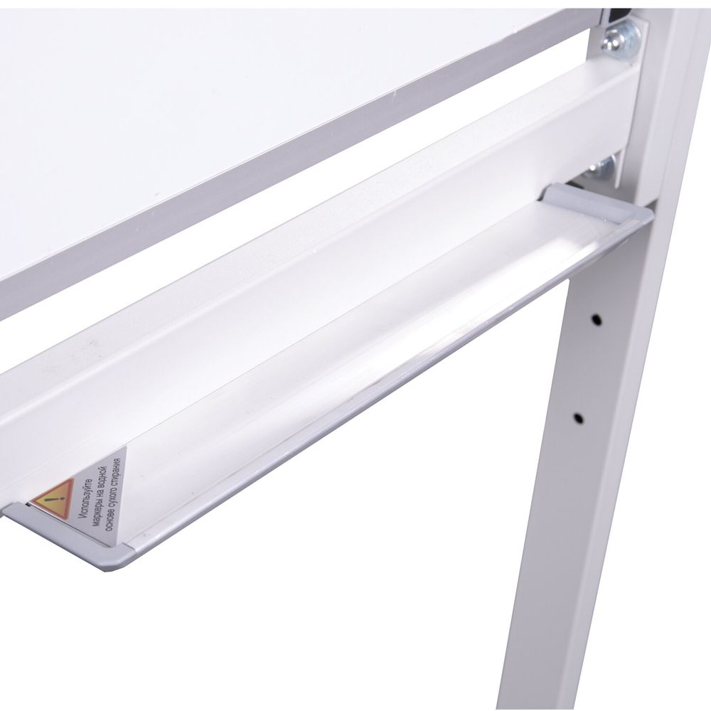 Доска магнитно-маркерная НА СТЕНДЕ 90х60 см, 2-сторонняя, BRAUBERG