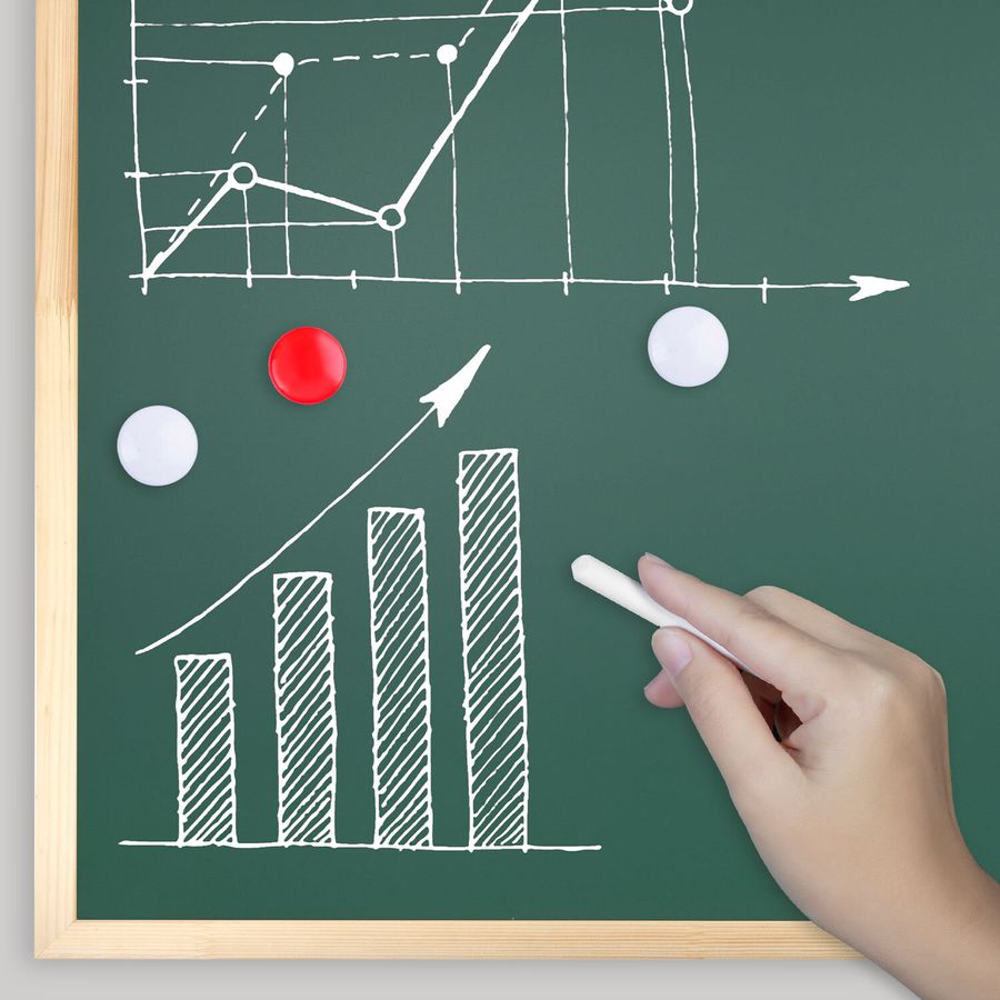 Доска для мела магнитная 60х90 см, зеленая, деревянная рамка, BRAUBERG