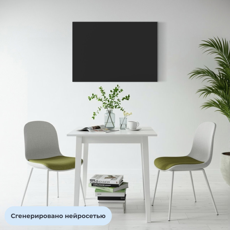 Доска меловая для кафе, настенная, Attache, 59,4x84,1 см, пластиковая, без рамы