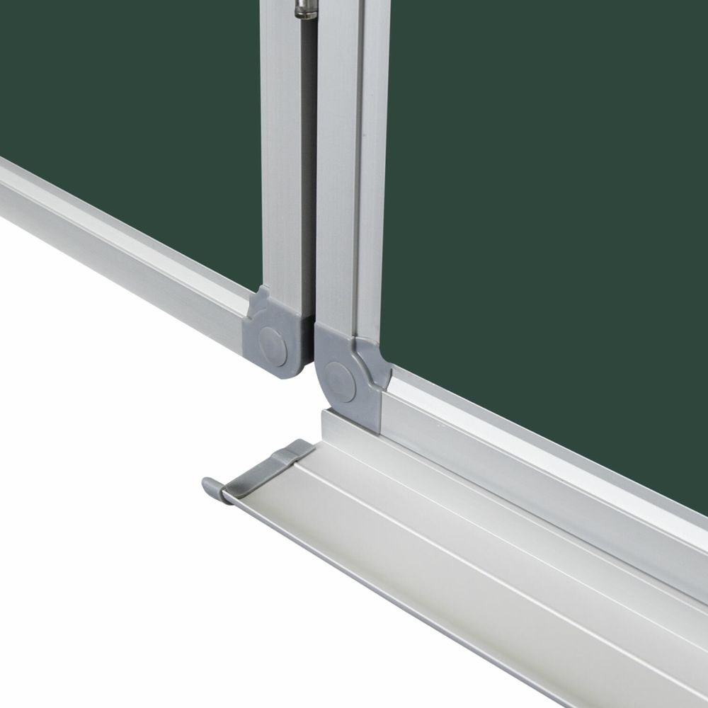 Доска для мела магнитная 3-х элементная 100х150/300 см, ДОПОЛНИТЕЛЬНАЯ ЛИНИЯ/КЛЕТКА, зеленая, STAFF