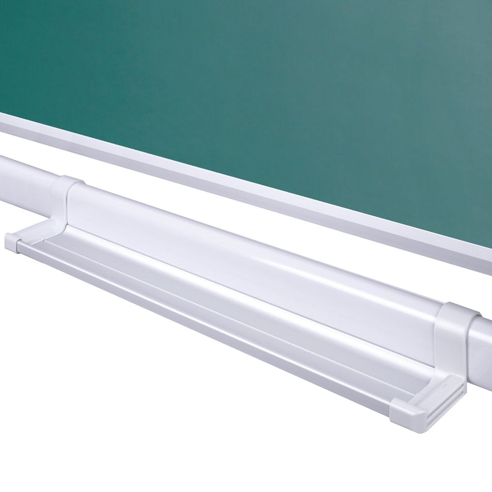 Доска для мела/магнитно-маркерная НА СТЕНДЕ 120х180 см, 2-сторонняя, зеленая/белая, STAFF