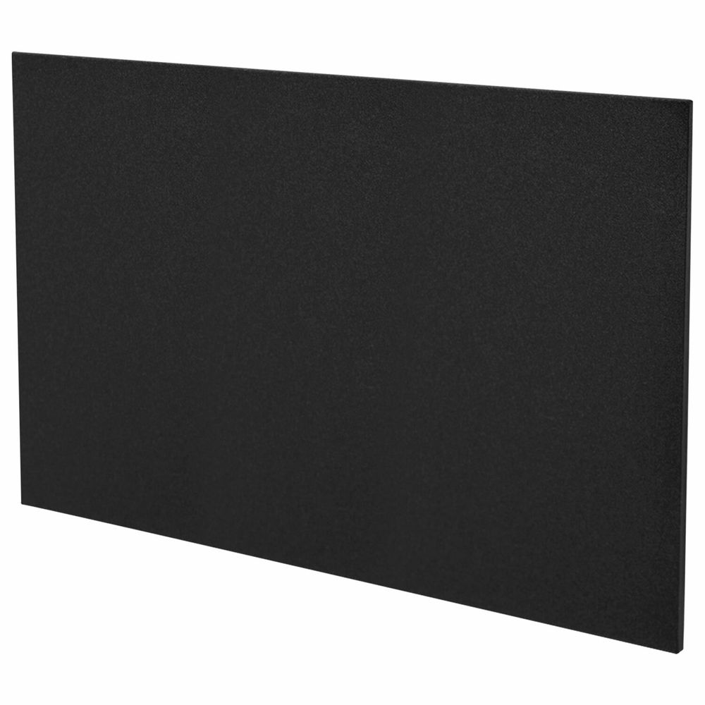 Доска меловая А4 (21x29,7 см), немагнитная, без рамки, ПВХ, ЧЕРНАЯ, BRAUBERG