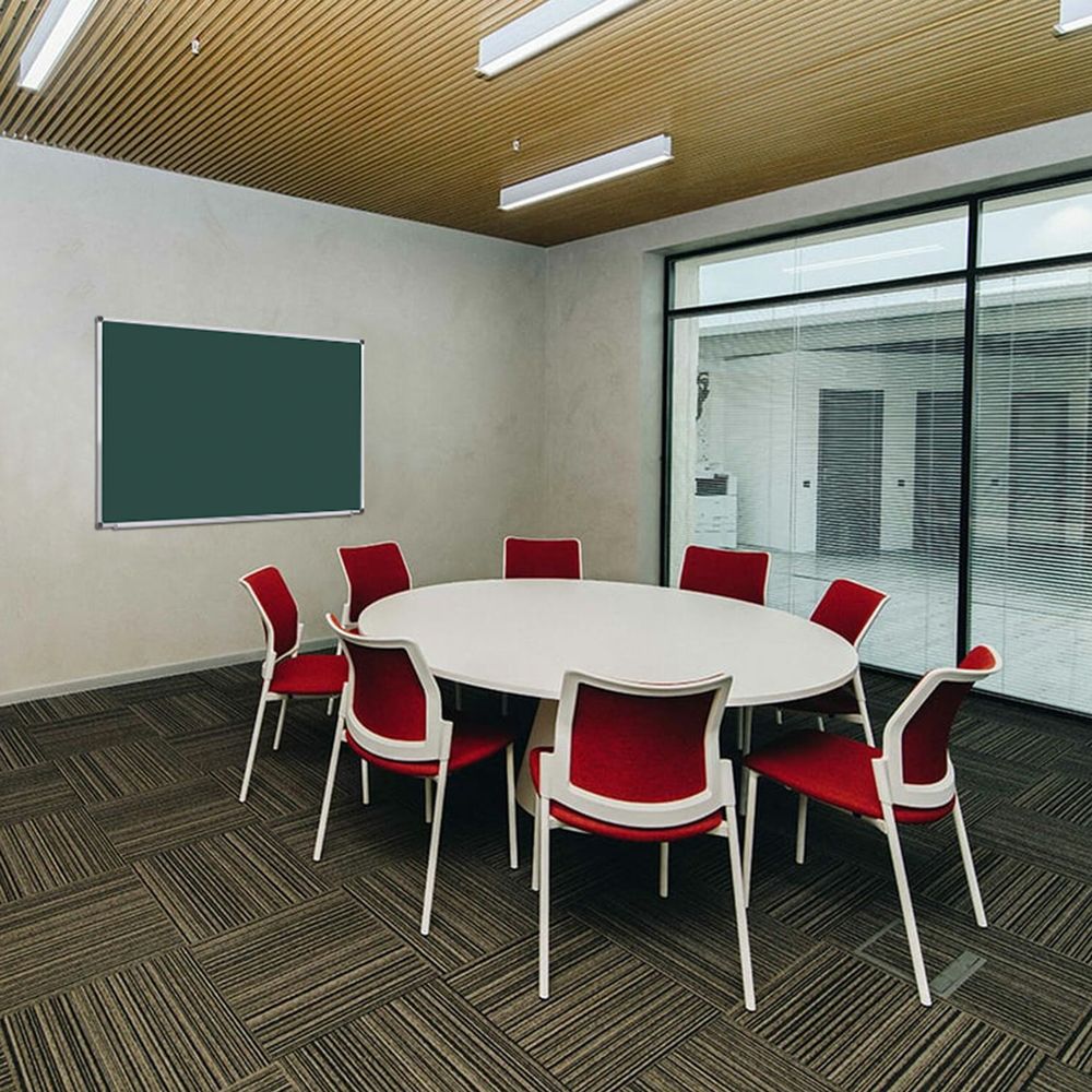 Доска для мела магнитная 100х150 см, зеленая, BS, М-150