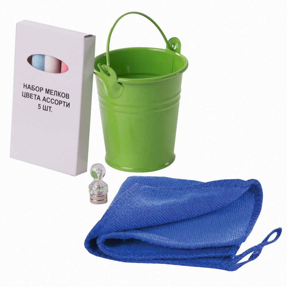 Доска на холодильник магнитно-меловая 58х36 см с мелками, магнитом и салфеткой, BRAUBERG