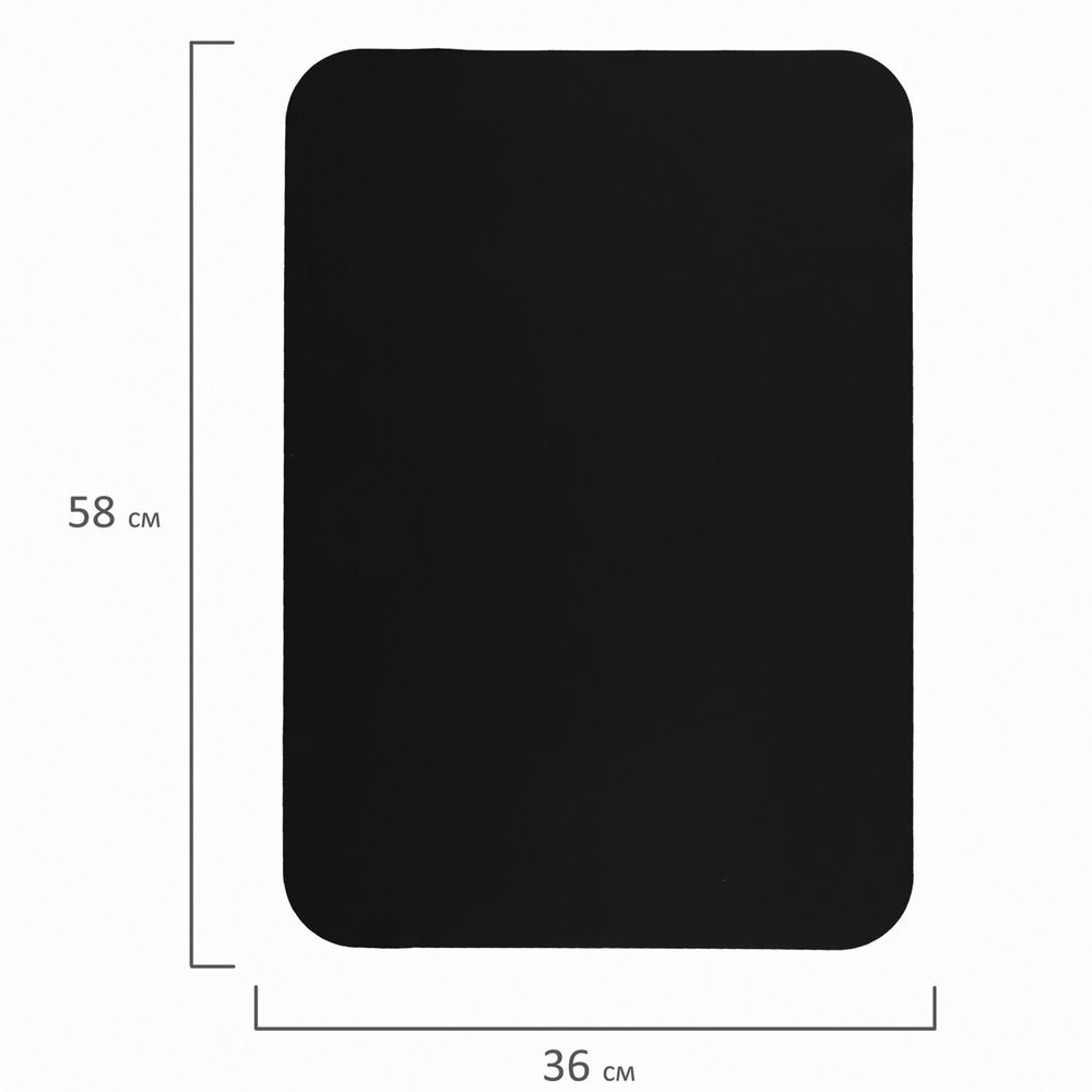 Доска на холодильник магнитно-меловая 58х36 см с мелками, магнитом и салфеткой, BRAUBERG