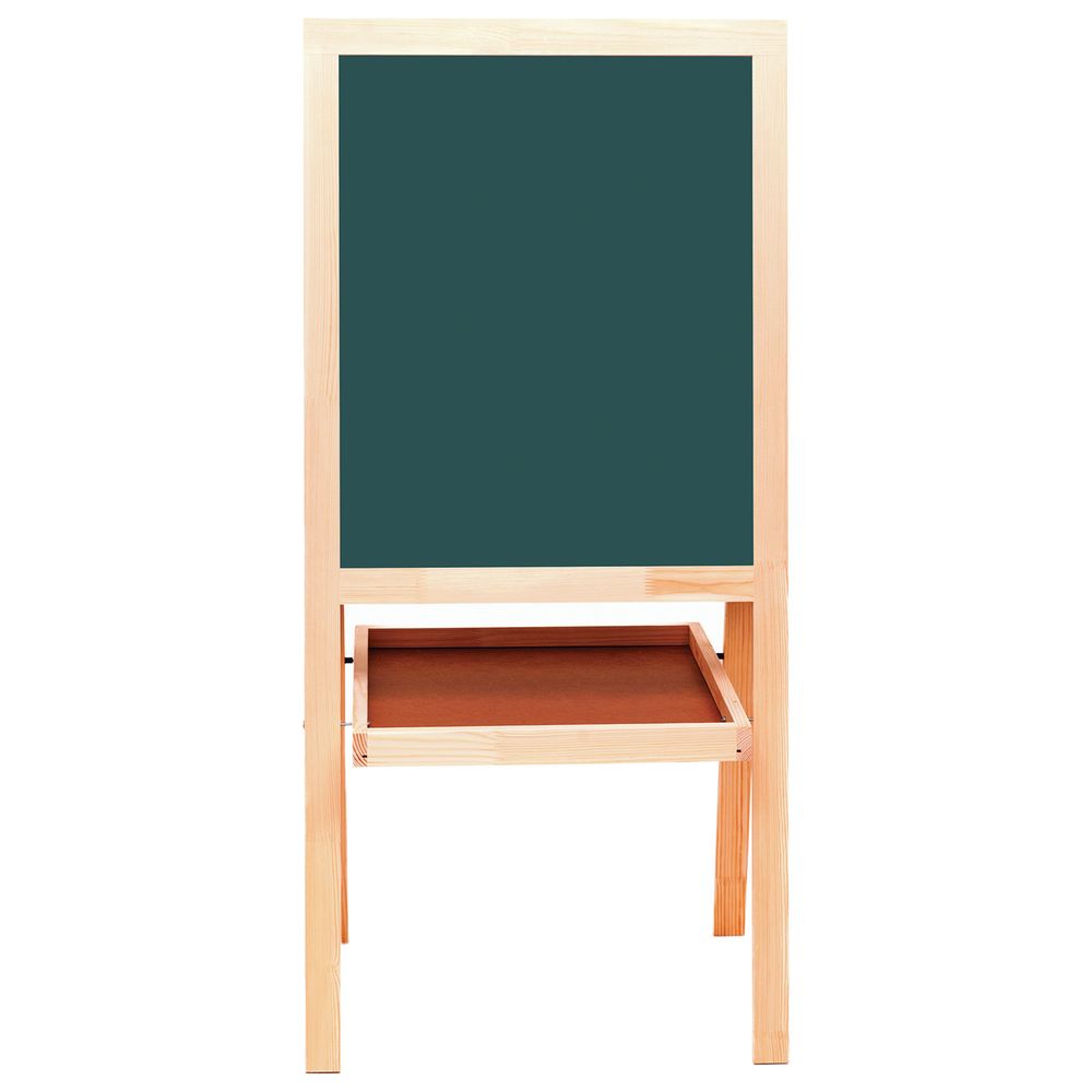 Доска-мольберт двусторонняя для мела и магнитно-маркерная 545х650 мм, зеленая/белая, РОССИЯ, BRAUBERG