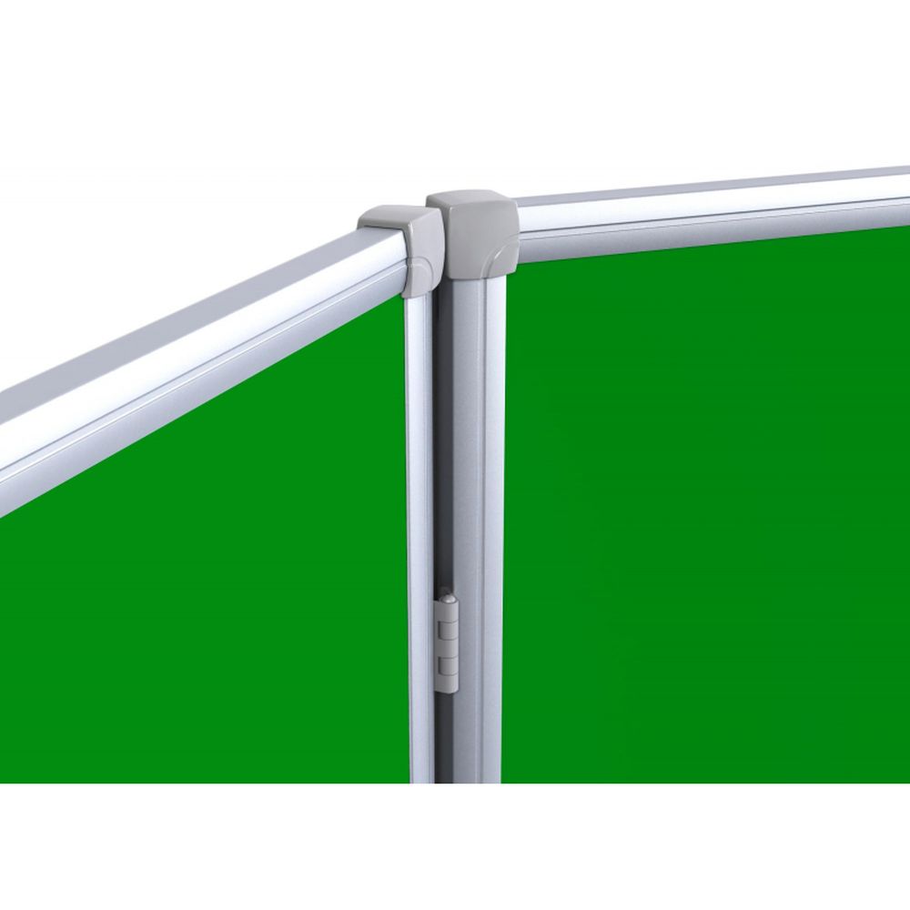 Доска меловая 150/300х100 см Attache, 2-х створчатая, зеленая, магнитная