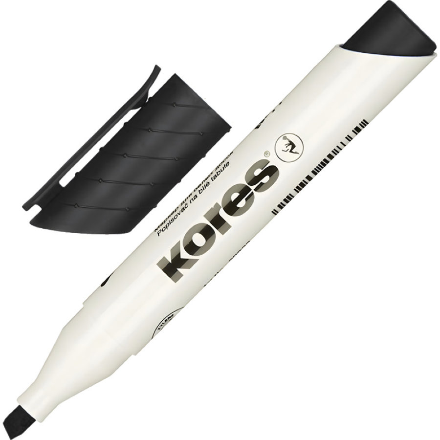 Набор маркеров для доски KORES(20845), 3-5мм, 4шт/уп 