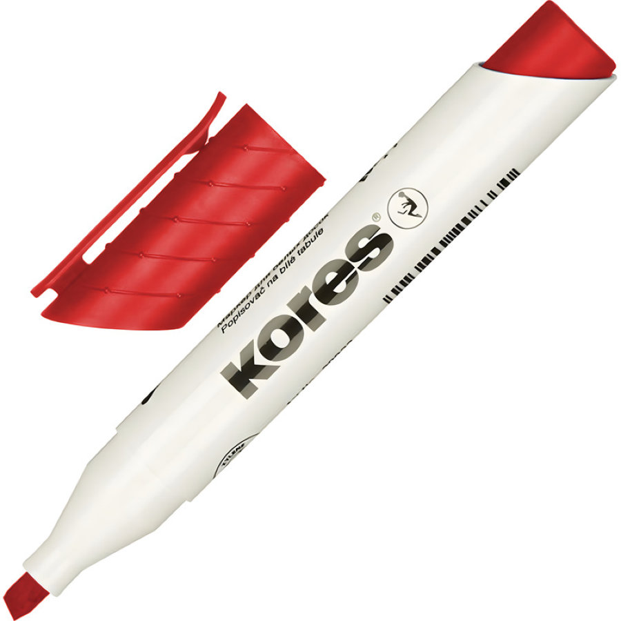 Набор маркеров для доски KORES(20845), 3-5мм, 4шт/уп 