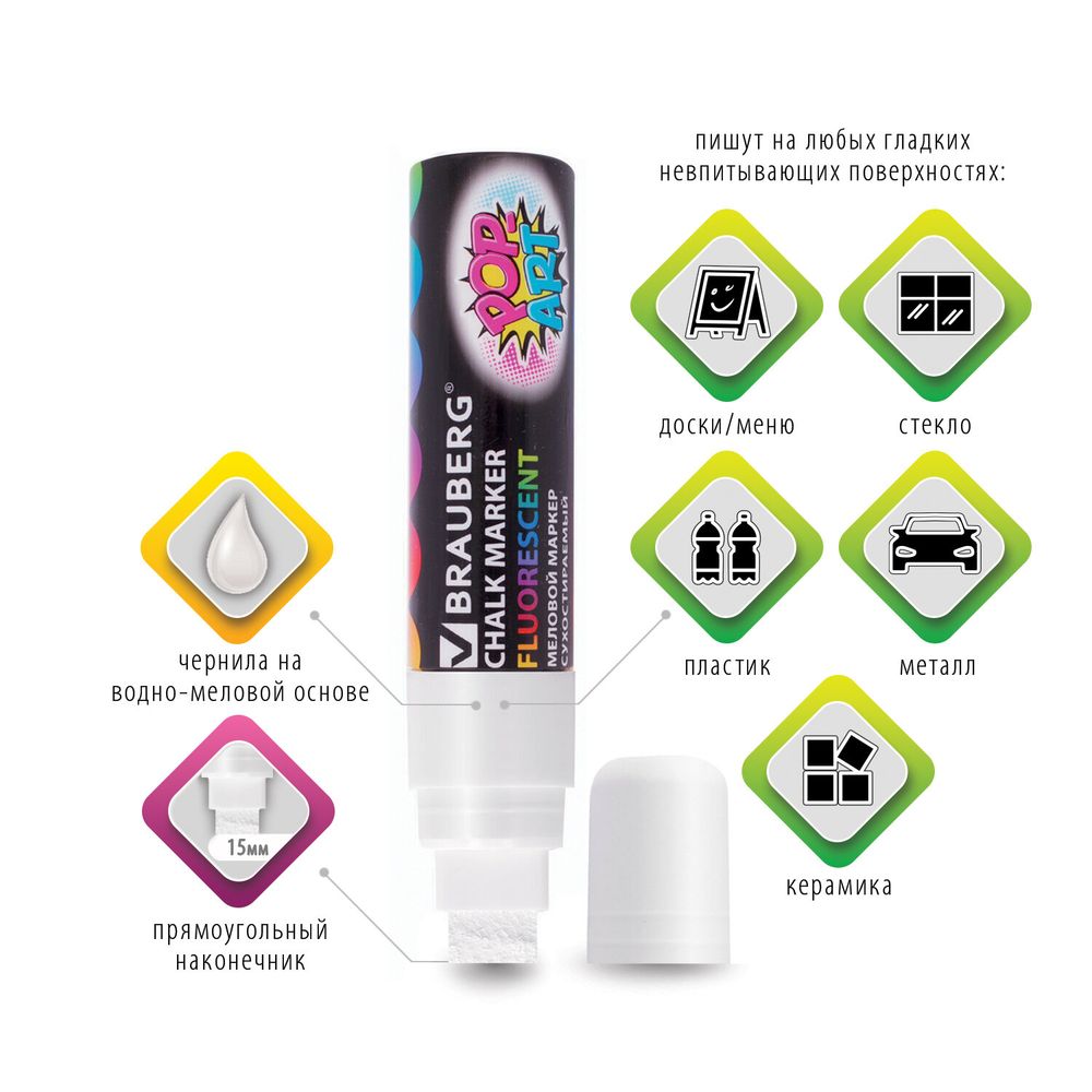 Маркер меловой