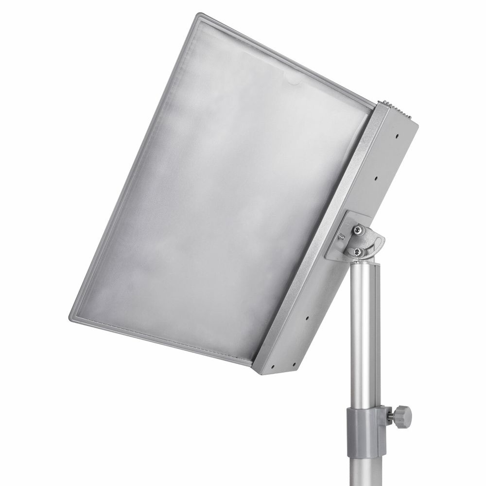 Демосистема напольная на 10 панелей, серые панели А4, регулируемая высота, STAFF