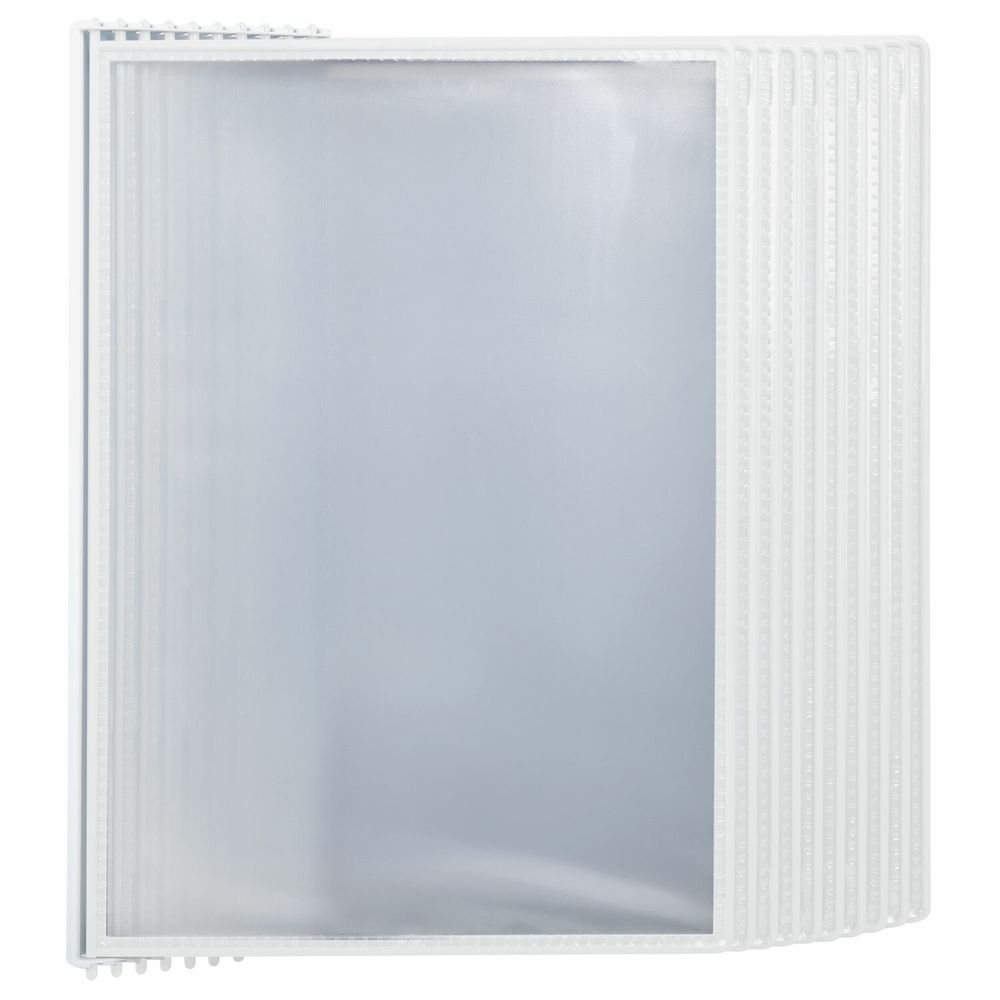 Демосистема настенная на 10 панелей, с 10 белыми панелями А4, STAFF 