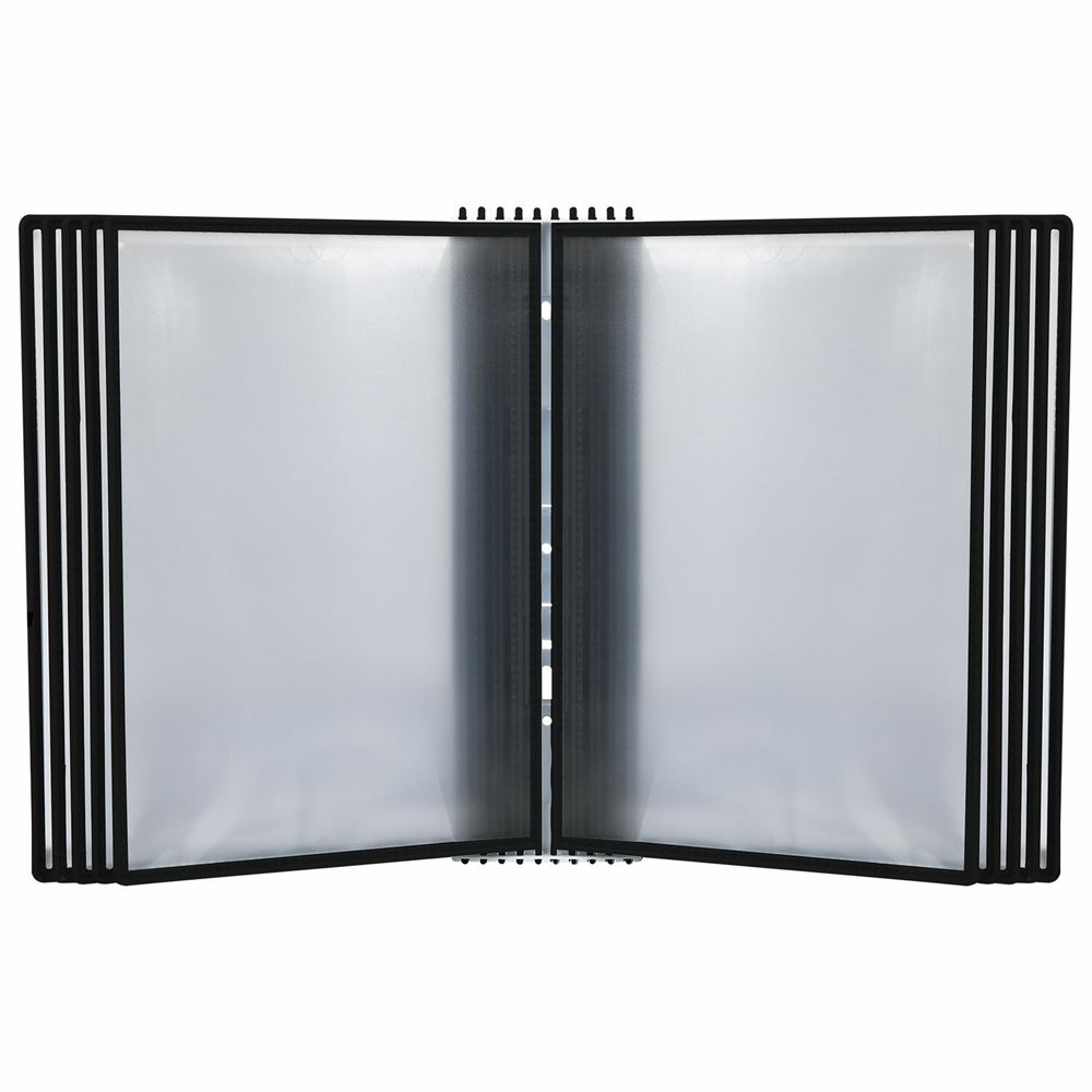 Демосистема настенная на 10 панелей, с 10 черными панелями А4, STAFF 